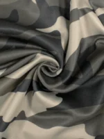 Chic Plus Size Camo Capri Leggings with Trendy Cutouts - Image 5