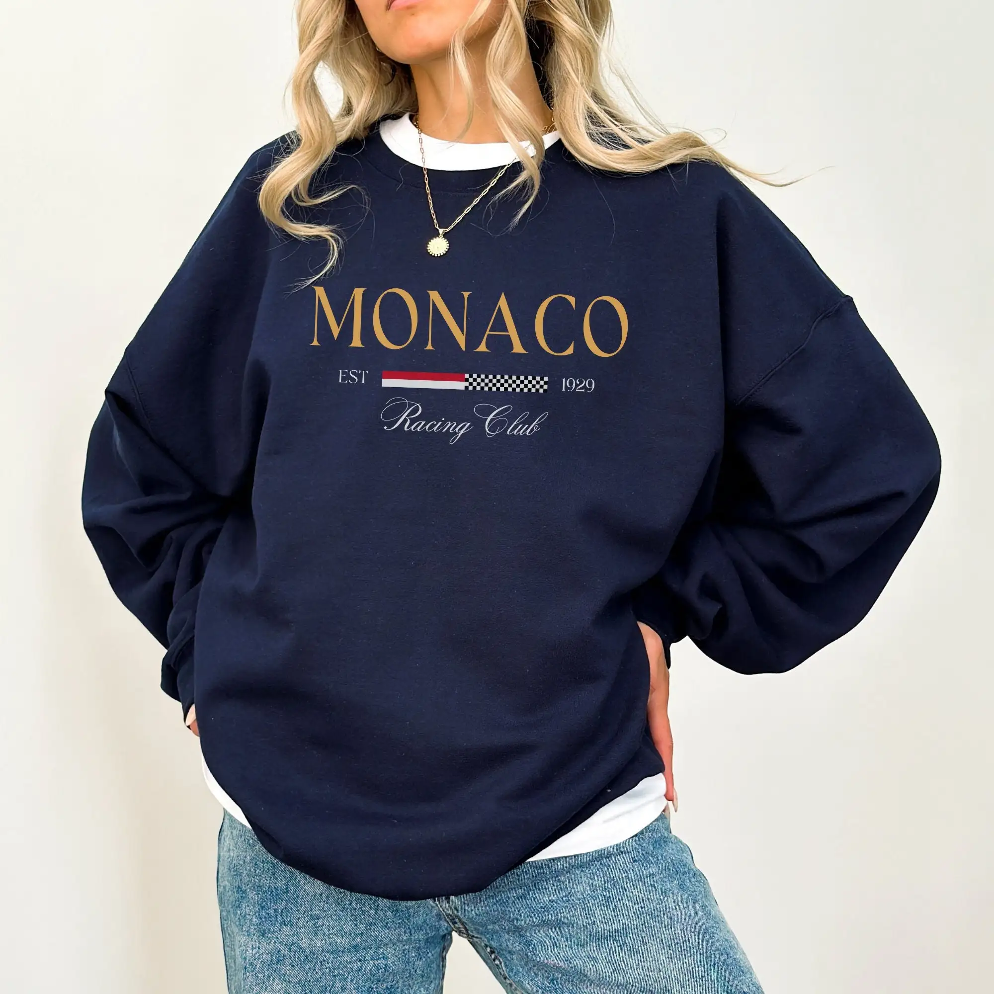 kf-Sa8eafadcda984a6db17a7bc54316cd64f Luxurious MONACO Print Women's Pullover - Autumn Winter Comfort