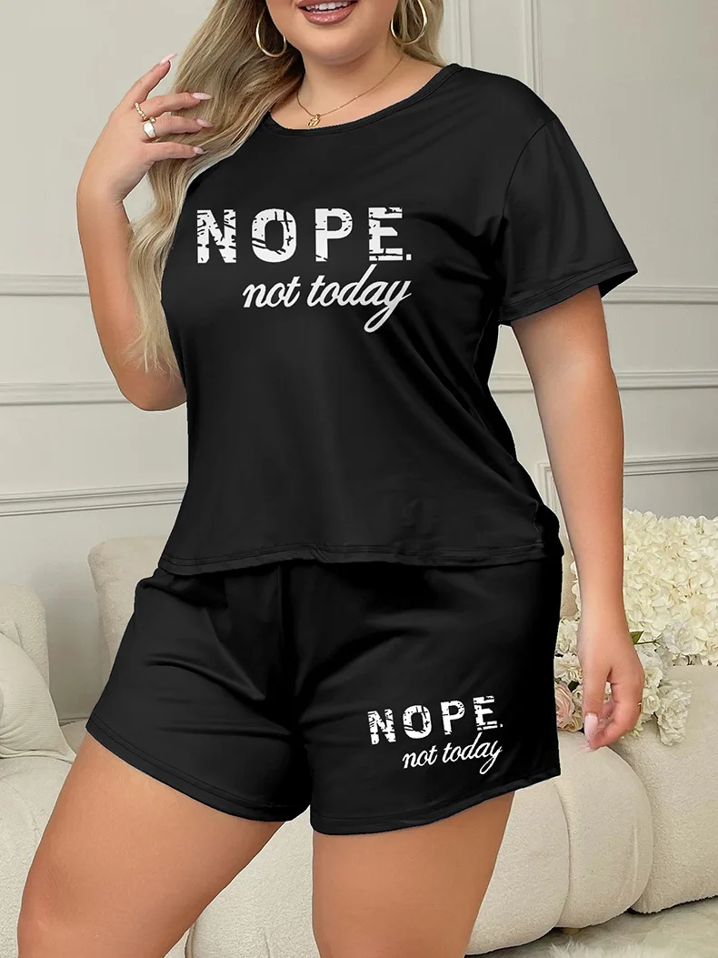 Kf-Sb34E8B3E76A1495E958651833A969474Q 5 Xl Women'S Pajama Set - Luxurious Polyester Loungewear Comfort