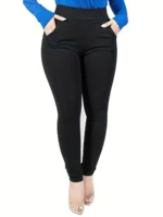 Chic Plus Size Black Leggings for Effortless Spring Style