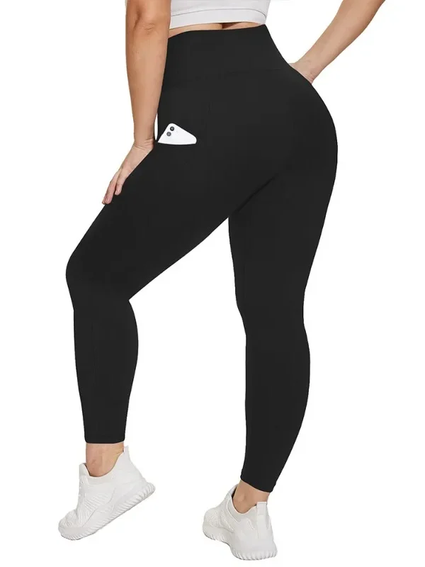Plus Size High-Waisted Yoga Pants - Booty-Lifting Leggings