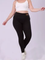 Warmth & Style: Plus Size High-Waisted Fleece Leggings