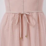 Elegant Backless Spaghetti Strap Dress for Evening Parties - Image 5