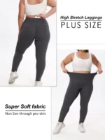 High-Waist Plus Size Gym Leggings for Ultimate Comfort - Image 5