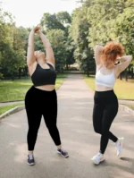 High-Waist Plus Size Gym Leggings for Ultimate Comfort - Image 4