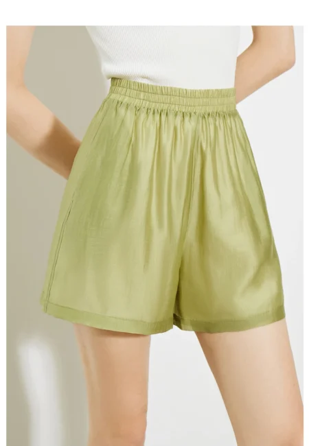 TOYOUTH Women's High-Waisted Wide Leg Summer Shorts