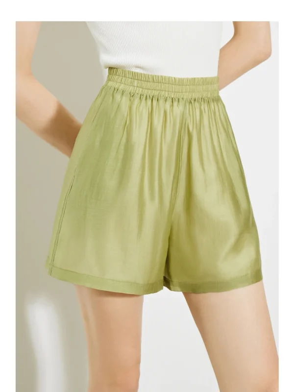 TOYOUTH Women's High-Waisted Wide Leg Summer Shorts