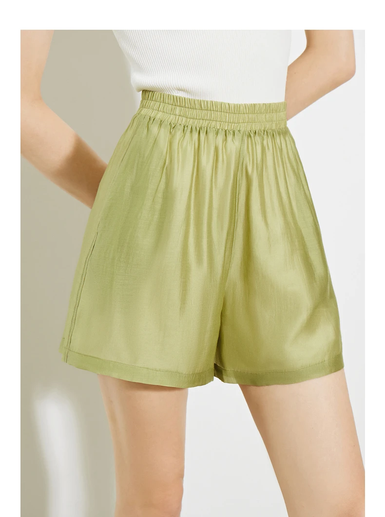 102 Toyouth Women'S High-Waisted Wide Leg Summer Shorts