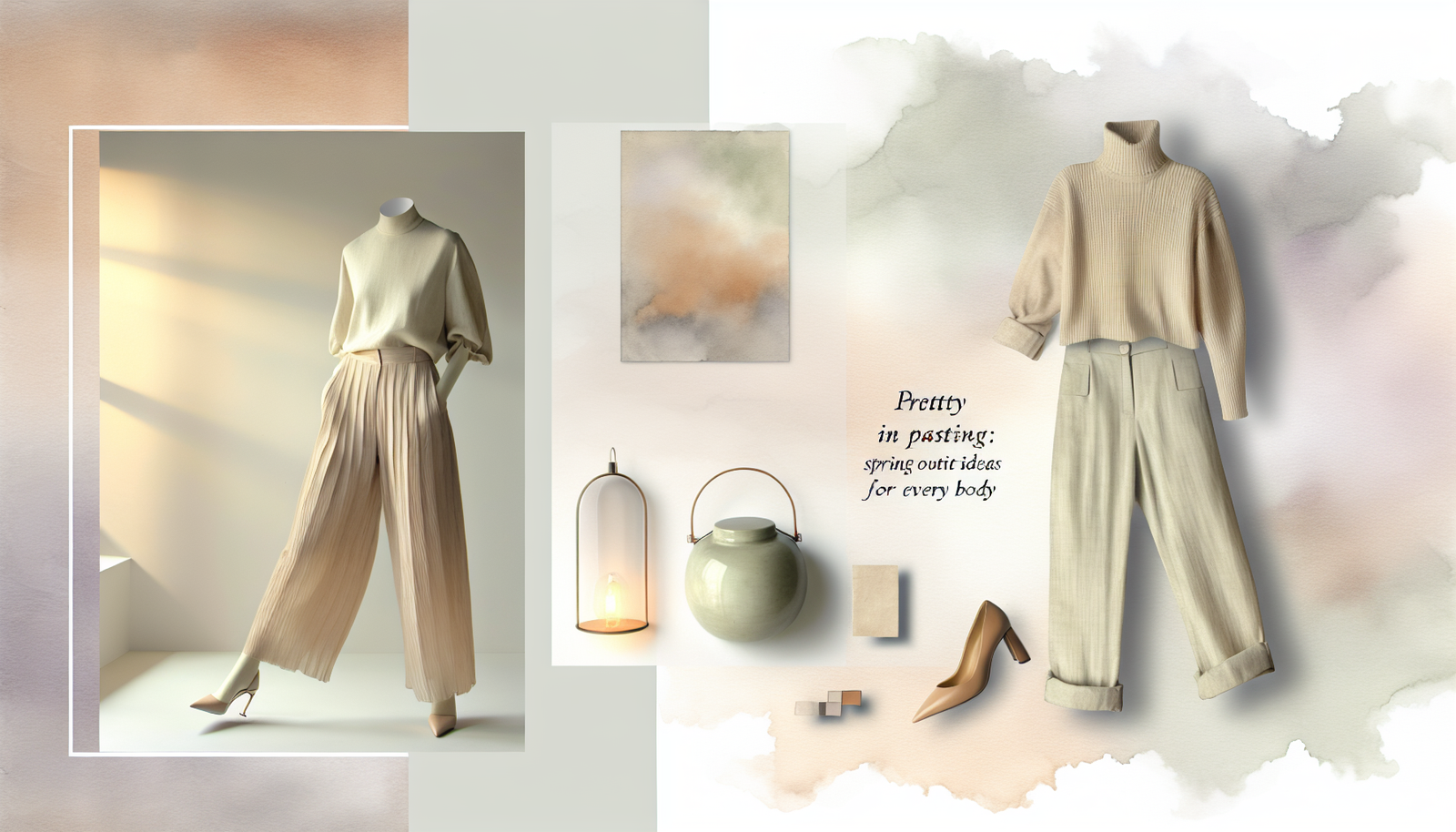 Pastel Color Outfits For Spring