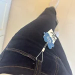 Premium Blue Denim Jeans - Soft Stretch Cotton Blend Women's photo review
