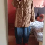 Vintage Brown Cotton Blazer - Office Ready Winter Coat photo review