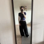 Retro Y2 K Crop Top - Stretchy Cotton Blend Summer Essential photo review