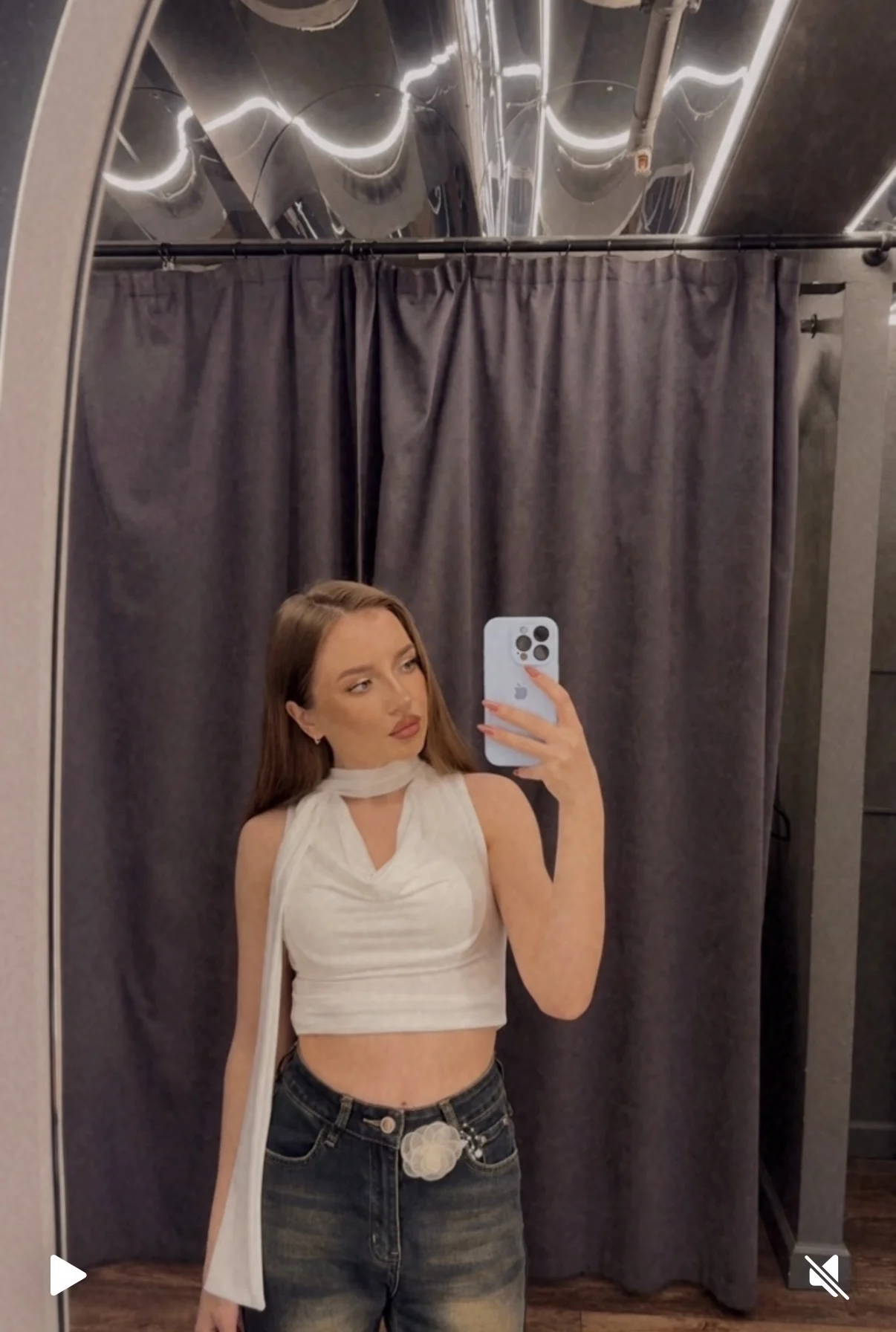 Luxe V-Neck Ribbon Tank Top - Stretch Comfort Summer Essential photo review