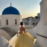 Elegant Yellow Strapless Pleated Dress for Special Occasions photo review