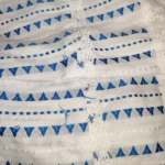 Elegant Striped A-Line Summer Dress for Women in Blue & White photo review