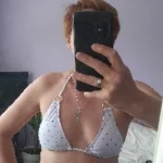 Stylish White Polka Dot Bikini Set for Beach Bliss photo review