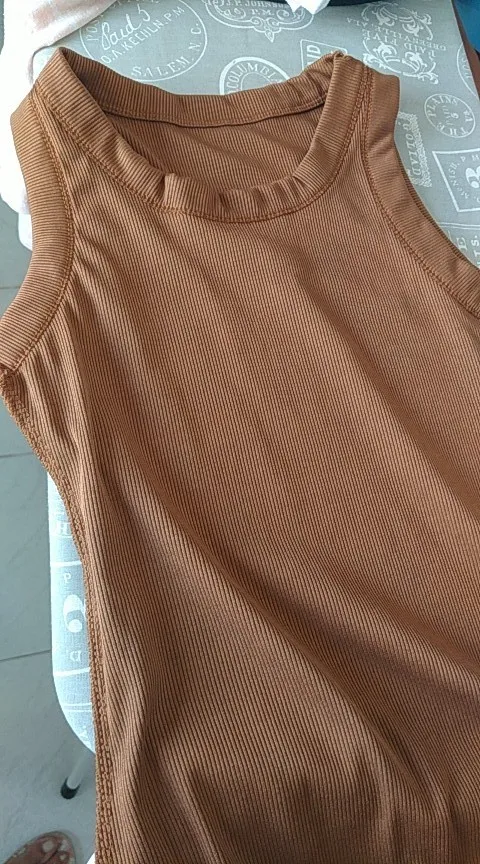 Essential Women’s Ribbed Tank Top - Summer Comfort & Style photo review