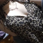Leopard Print Halter Tank Top - Irregular Ruffle Summer Style photo review