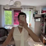 Luxe V-Neck Ribbon Tank Top - Stretch Comfort Summer Essential photo review