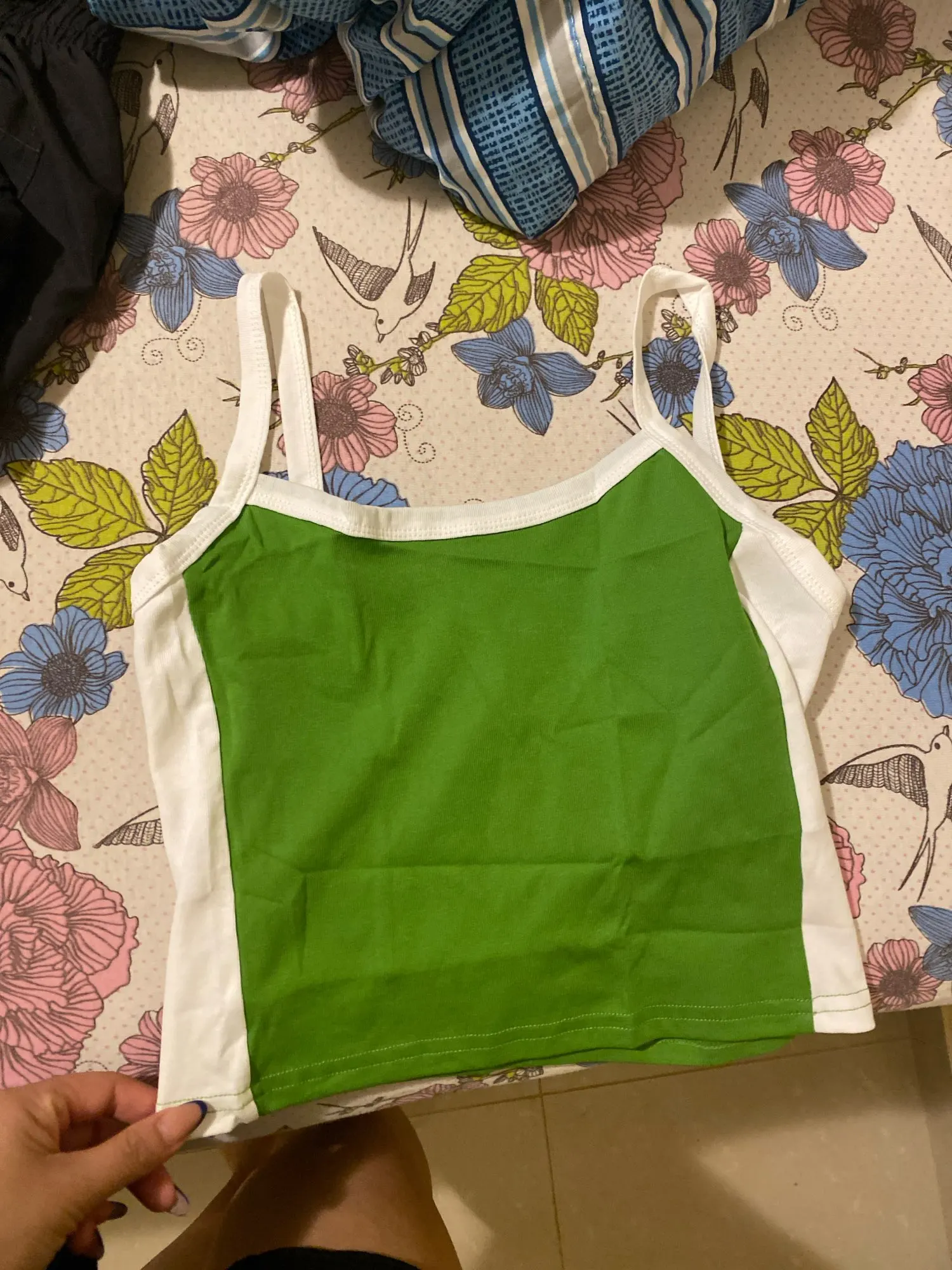 Green Backless Knit Crop Top - Trendy Y2 K Cami for Summer Style photo review