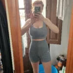 Luxurious Ribbed Yoga Set for Ultimate Comfort & Style photo review