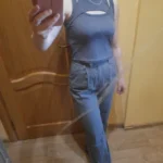 Asymmetrical Knitted Crop Top: Trendy E-Girl Style for Summer photo review