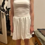 Stunning Backless Halter Mini Dress - Polyester Spandex A-Line photo review