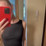 Luxurious Double Layer Boat Neck Tank Top - Soft Stretch Fit photo review