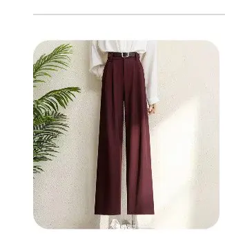 Luxe Pleated Wide Leg Pants - Professional Office Trousers photo review