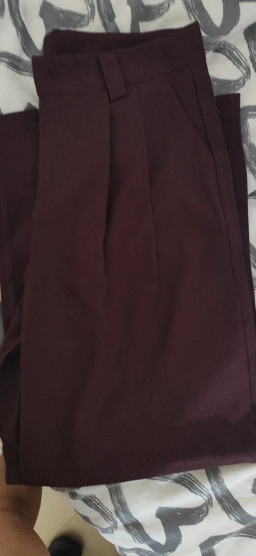 Luxe Pleated Wide Leg Pants - Professional Office Trousers photo review