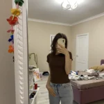 Retro Y2 K Crop Top - Stretchy Cotton Blend Summer Essential photo review
