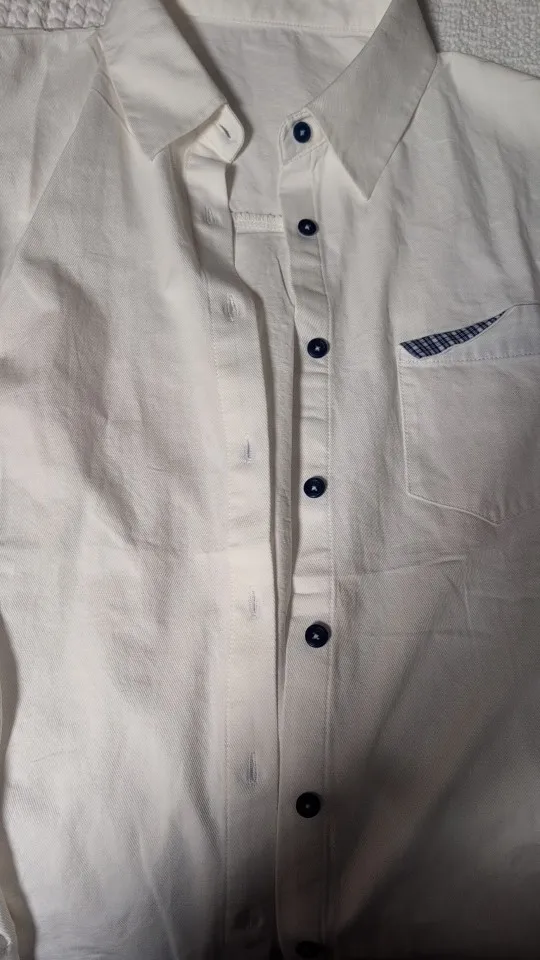 Premium Cotton Pocket Blouse - Autumn Office & Casual Wear photo review