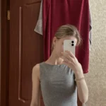 Luxurious Double Layer Boat Neck Tank Top - Soft Stretch Fit photo review
