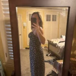 Backless Polka Dot A-Line Midi Dress - Boho Summer Style photo review