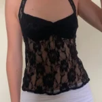 Ella Lace Halter Crop Top photo review