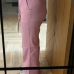 Trendy Women's Striped Wide Leg Pants for Fall & Winter Fashion photo review