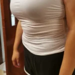 Ruched Mock Neck Tank Top - Stretchy Summer Sleeveless Tee photo review