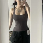 Sleek Women’s Square Neck Tank Top for Effortless Style photo review