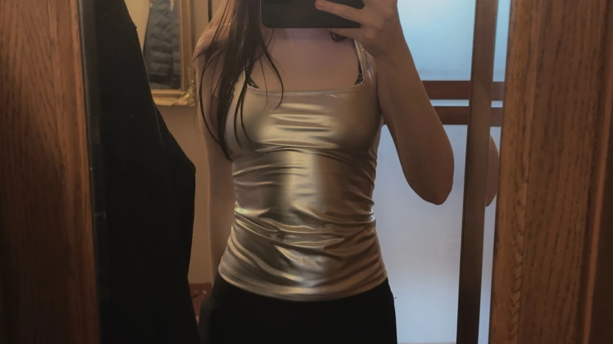 Edgy Women's Square Collar Tank Top for Trendy Summer Style photo review