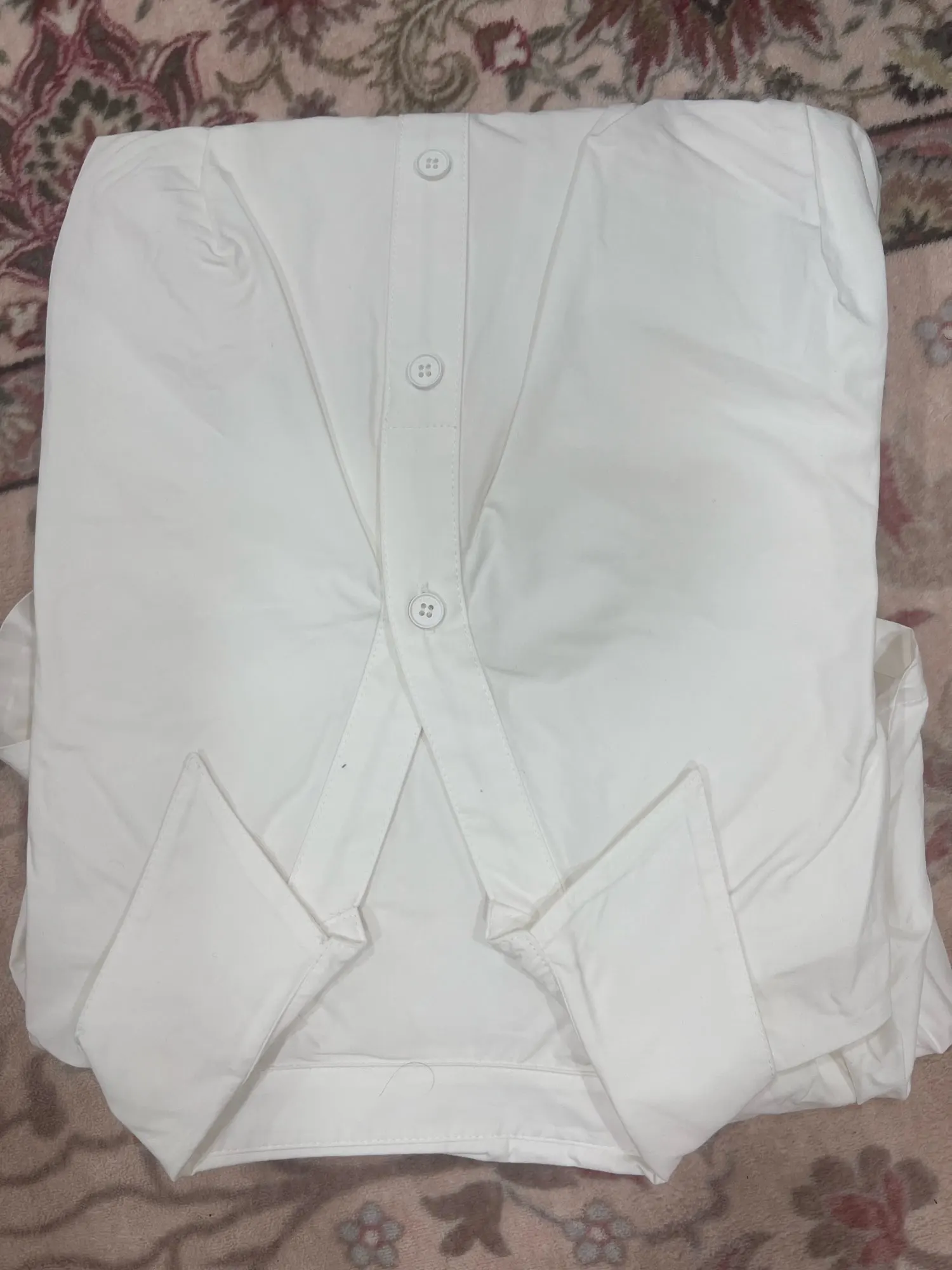 TOYOUTH Cotton Blend Pleated A-Line Dress Spring Office Wear photo review