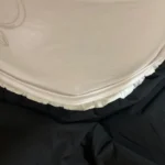 Trendy White Knitted Tee with Patch - Summer Style Essential photo review