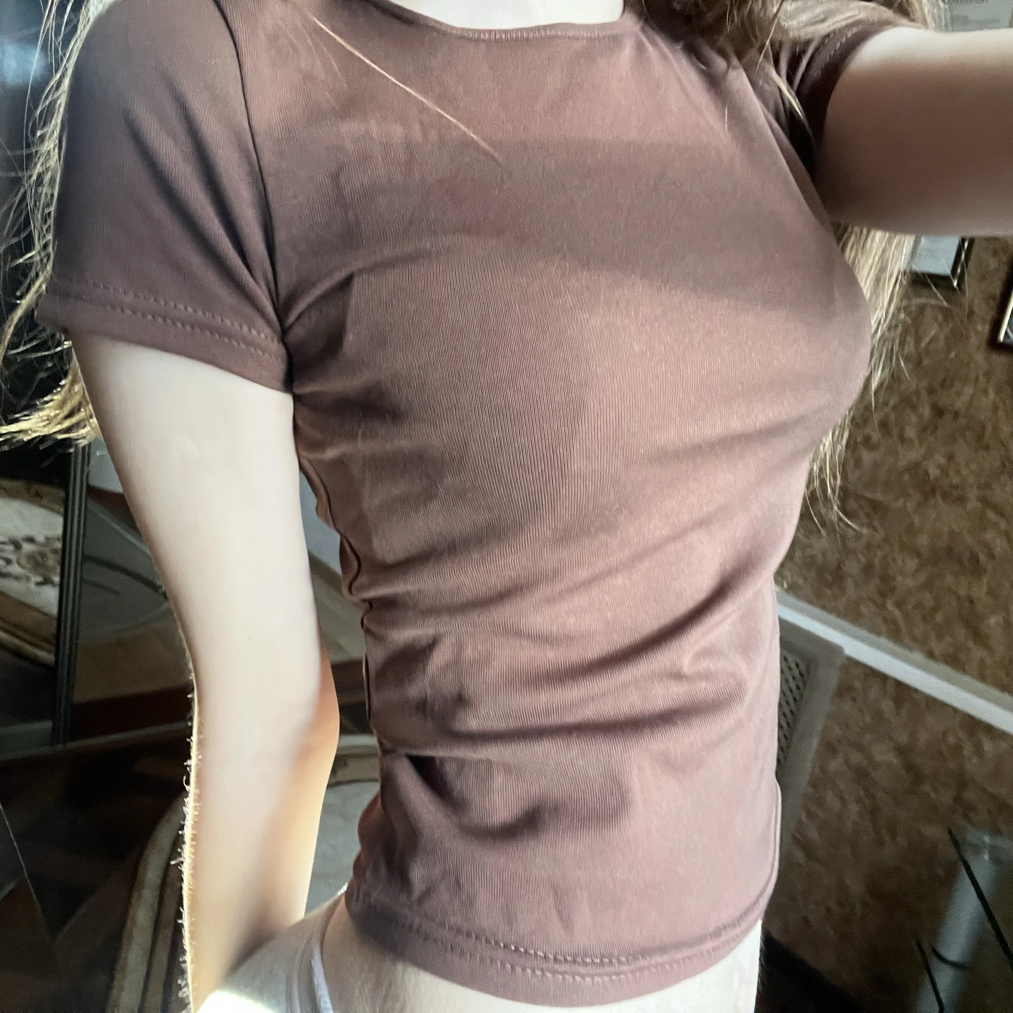 Retro Y2 K Crop Top - Stretchy Cotton Blend Summer Essential photo review
