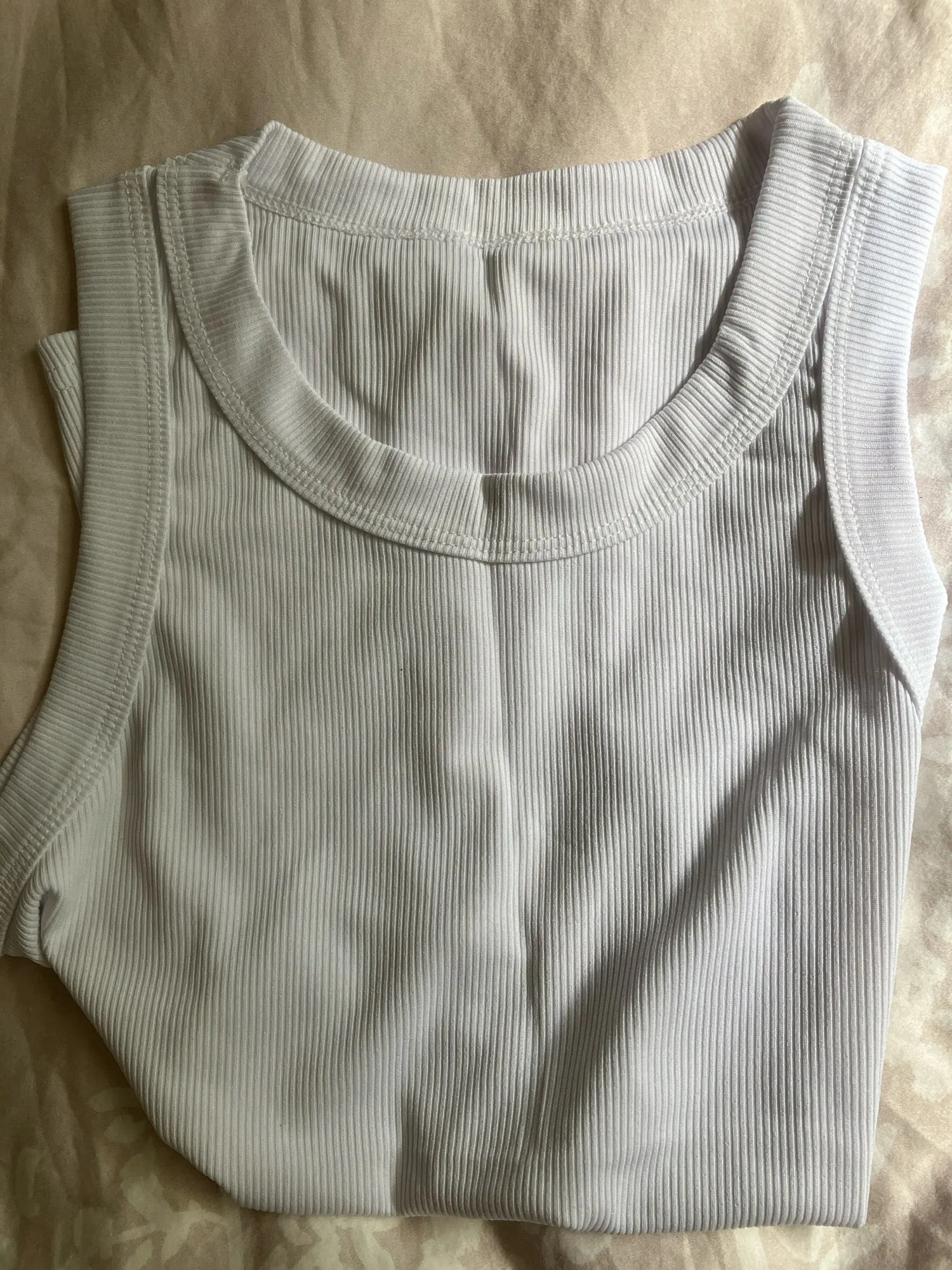 Essential Women’s Ribbed Tank Top - Summer Comfort & Style photo review