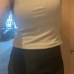 Luxurious Double Layer Boat Neck Tank Top - Soft Stretch Fit photo review