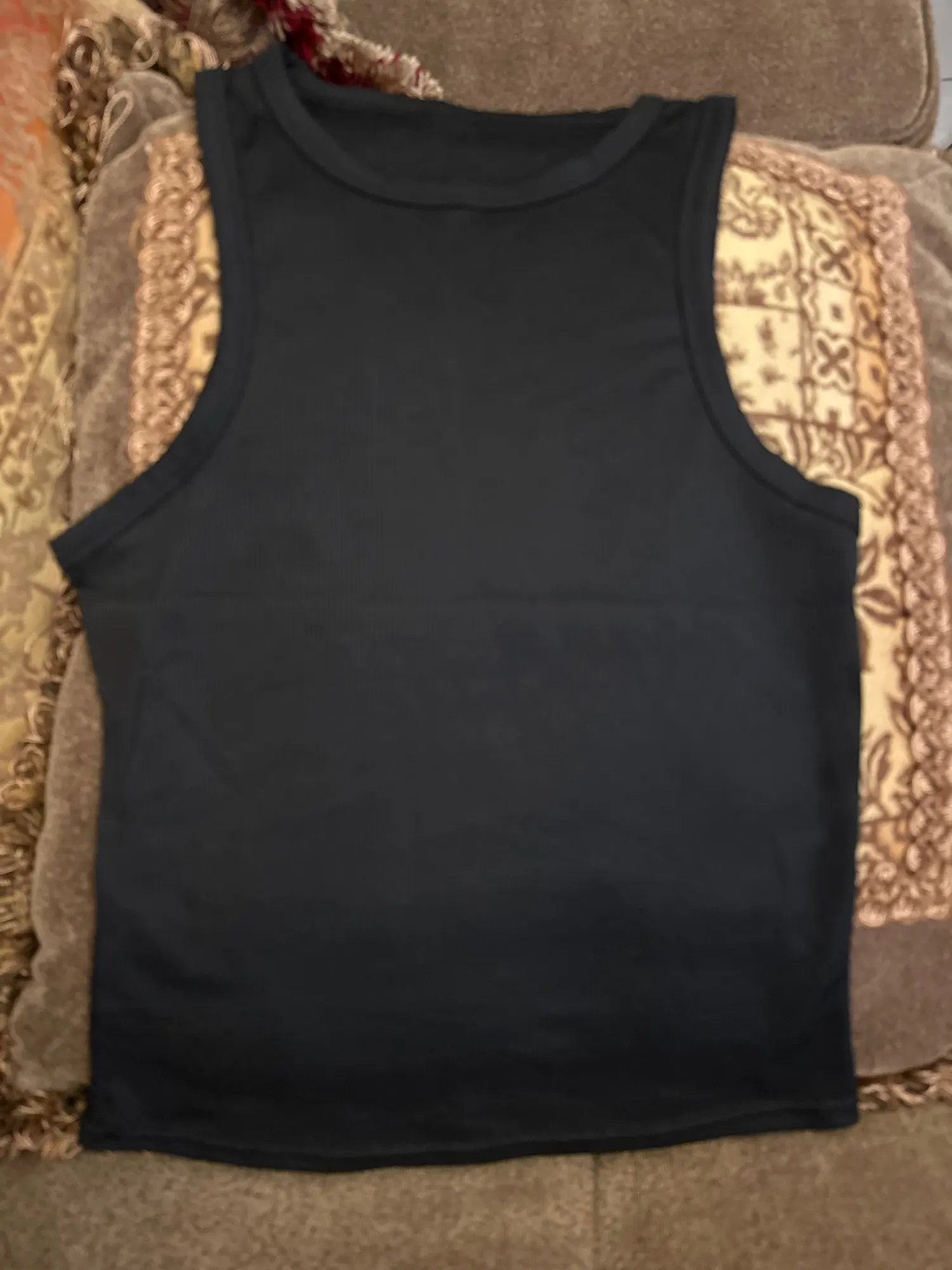 Ribbed Off-Shoulder Tank Top - Stylish Summer Casual Wear photo review