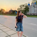 Retro Y2 K Crop Top - Stretchy Cotton Blend Summer Essential photo review