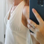 Leopard Lace Backless Halter Top - Summer Cotton Streetwear photo review