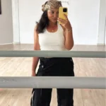 Trendy White Backless Halter Tank Top for Stylish Women photo review