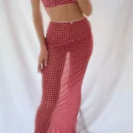 Elegant Plaid 3-Piece Bikini Set for Stylish Beach Vibes photo review