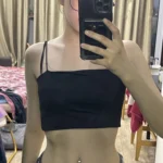 Trendy Women's Sleeveless Cotton Crop Top for Summer Vibes photo review